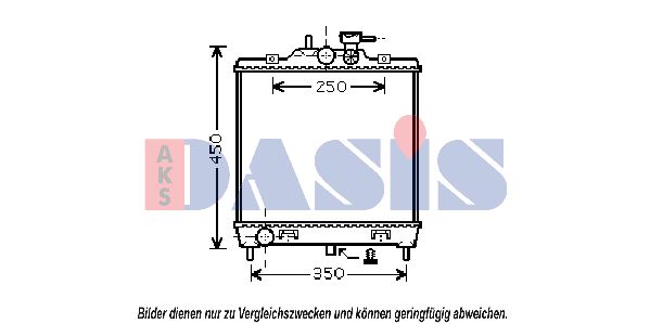 AKS DASIS Radiators, Motora dzesēšanas sistēma 510063N